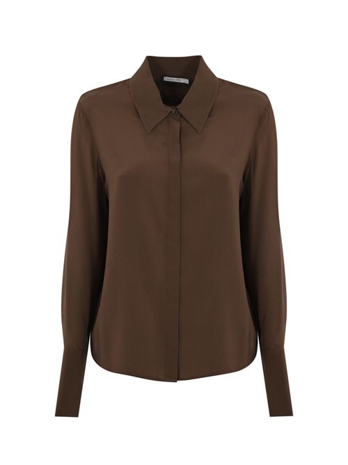 Camicia in misto seta Sensual Brown Patrizia Pepe | 2C1631 A593B825